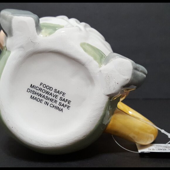 NEW Hobby Lobby Yellow Figural Autumn Gnome Mug 17 Oz Ceramic - Picture 5 of 5